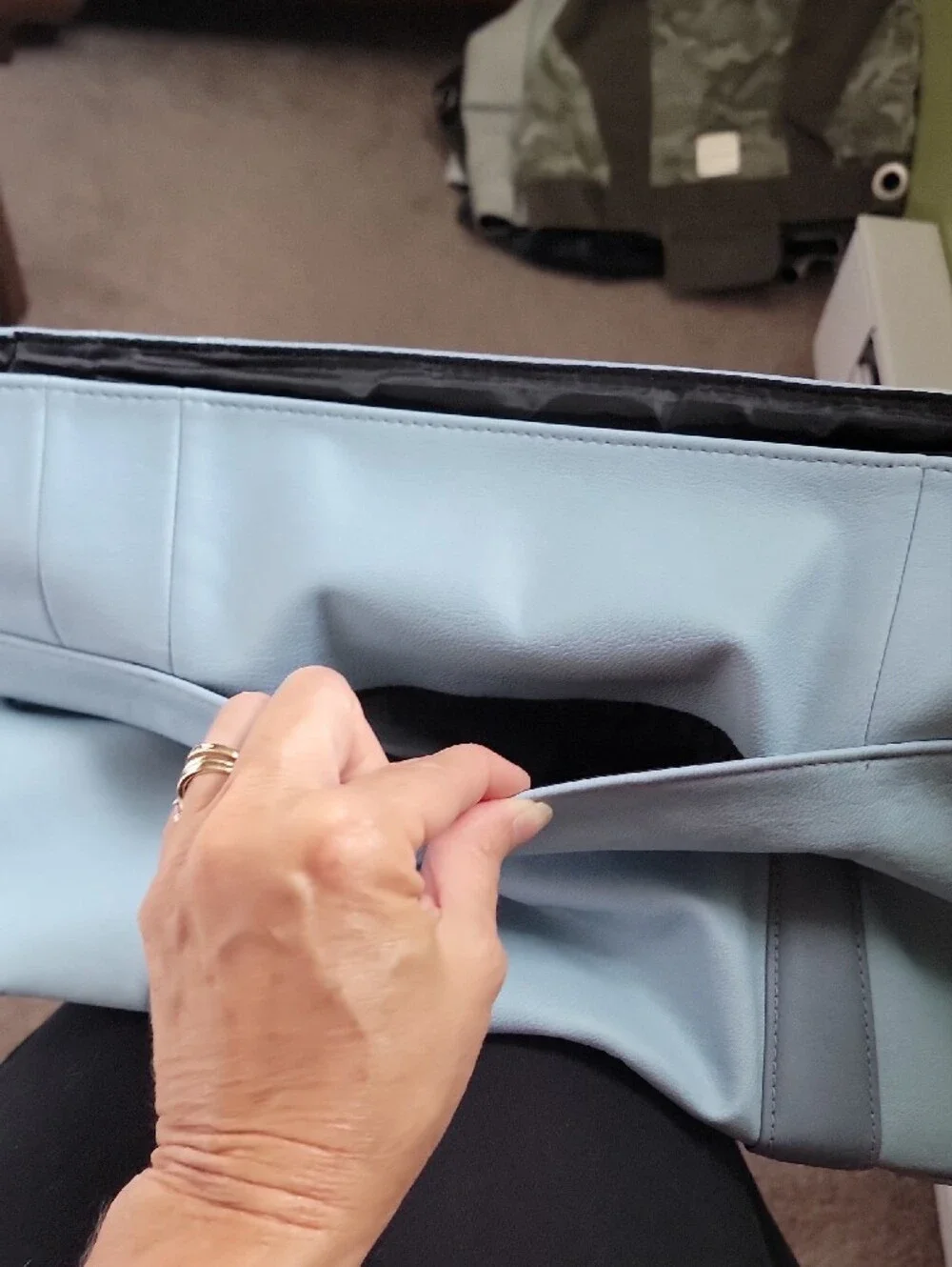 Light Blue Miche Demi Cover - Brecken